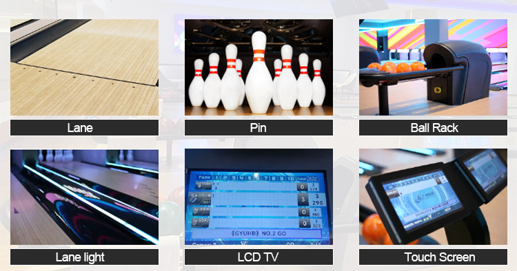 Manufacture Metal Used Brunswick Refurbished Bowling Equipment with Positive Feedback