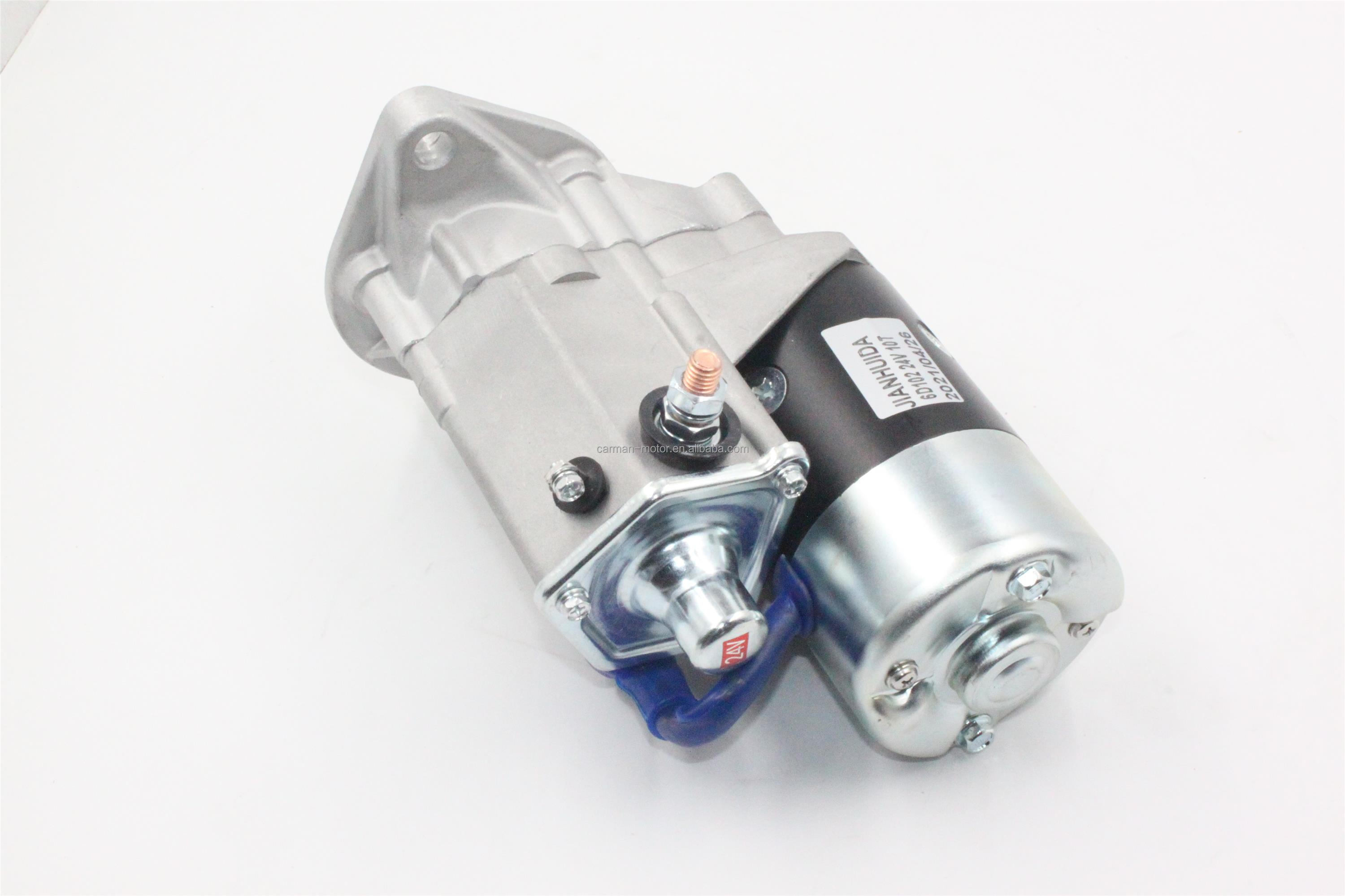 Perfect Replacement/Repair Solution 600-863-4210 KOMATSU PC200-7/8 Excavator 6D102 Engine 24V 10T 4.5KW Starter