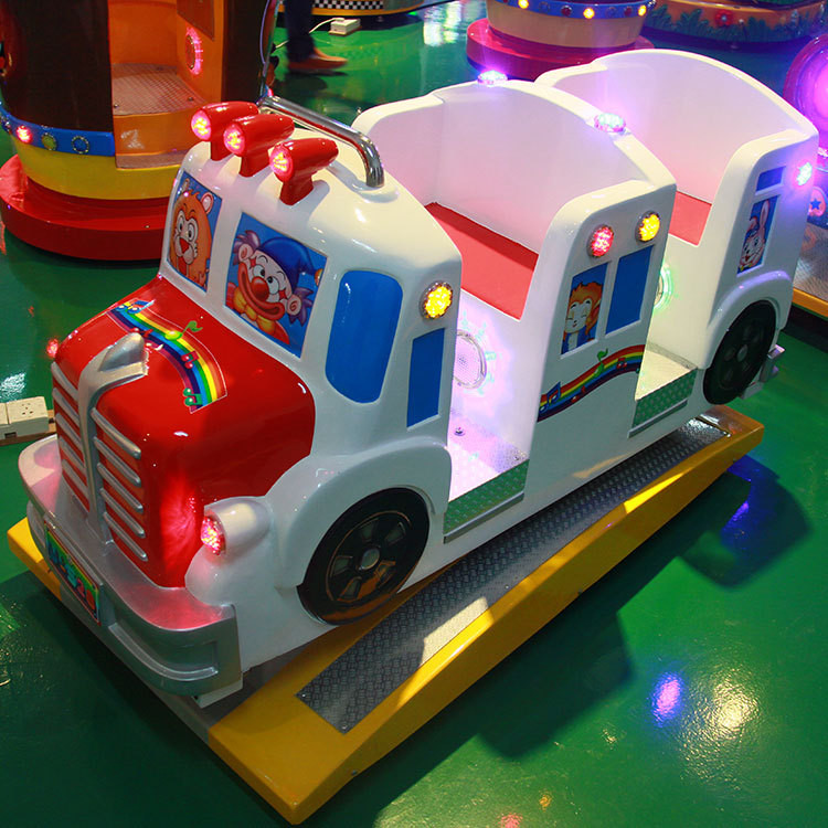 High Quality Fiber Glass Material Ride On Coin Operated 2 Players Kiddie Ride