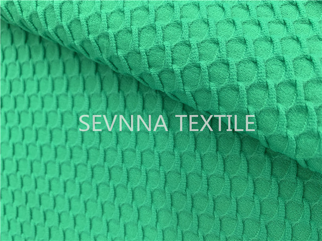 Grass Green 250gsm Recycled Swimwear Fabric Solid Athletic Beach Party