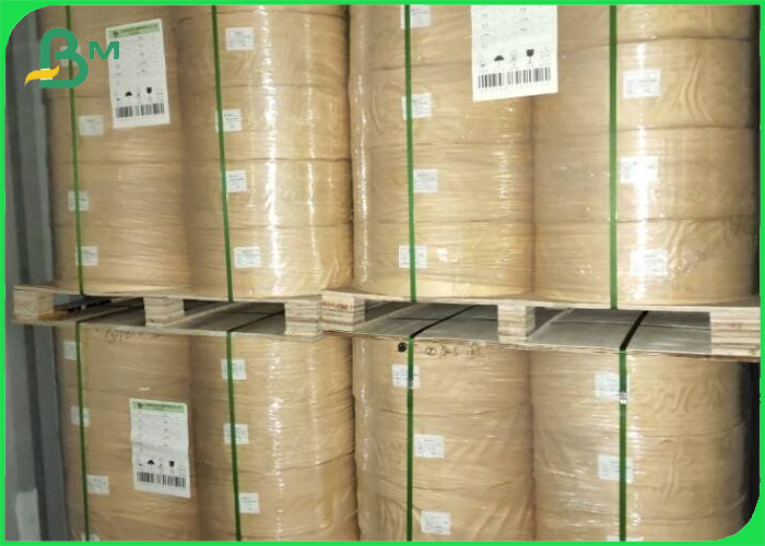 FDA Food Grade Kraft Paper For Straw Tube Colored Solid Color 60g 80g