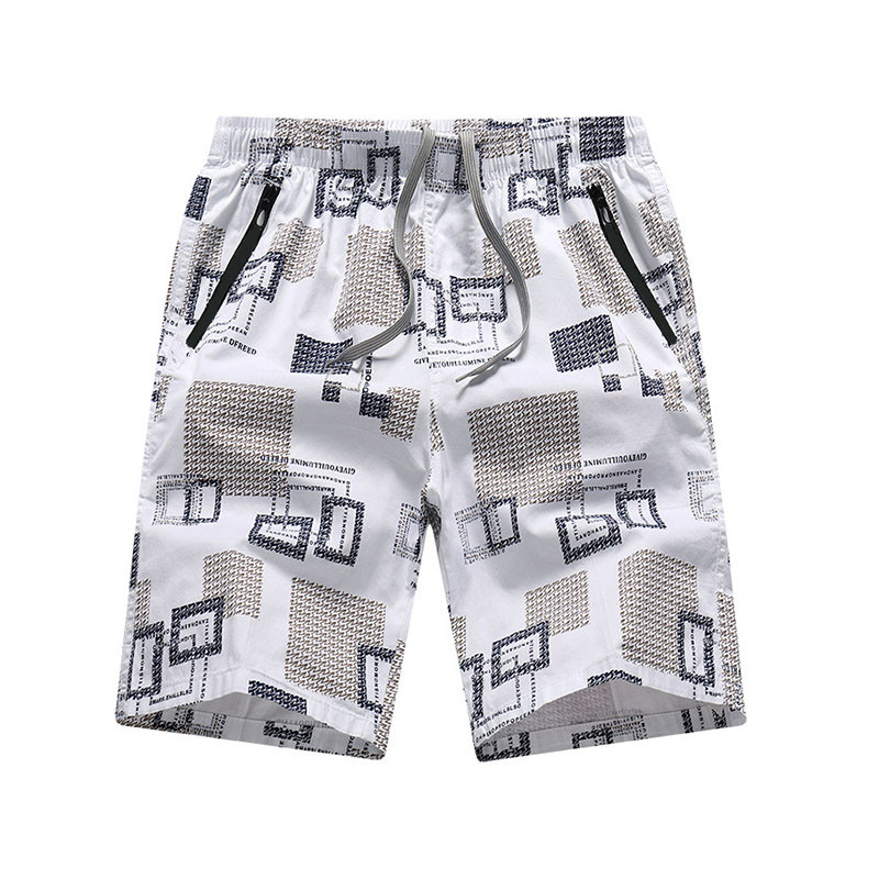 2022 Youth printed men's casual fashion summer oversized shorts