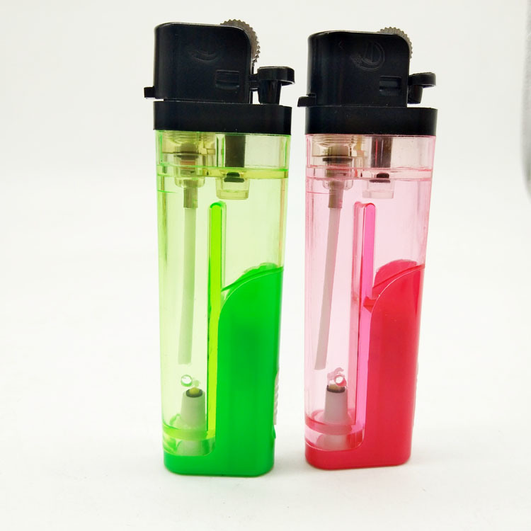 Wholesale Original Lighters Bulk Supplier Disposable Flint Lighter LED Dy-F80
