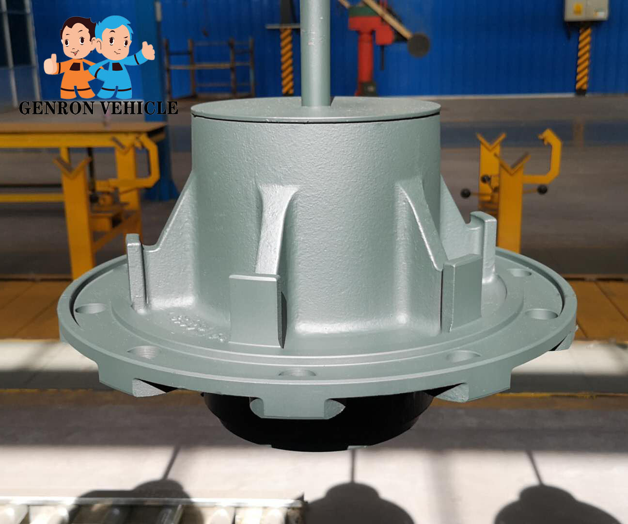 Truck Trailer Axle Parts Wheel Hub Spoke hub Rear for 10t 13t Light type Axles