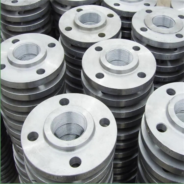 Carbon Steel Straight Copper Nickel Flange 1-1/2'' Screwed Flange