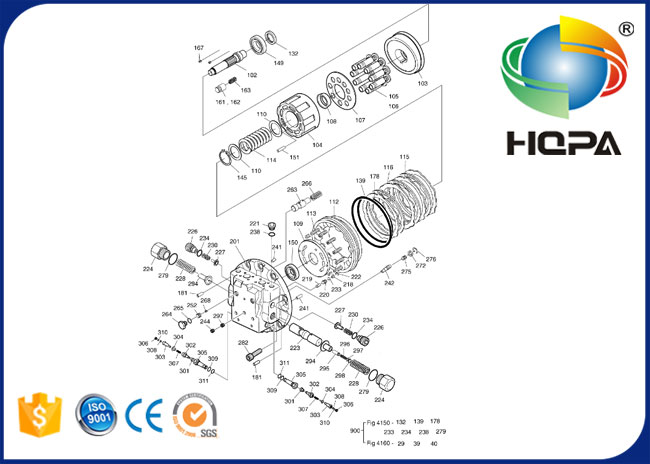 2401-9082K 2401-9082KT 24019082K Travel Motor Seal Kit for DOOSAN DH225-7