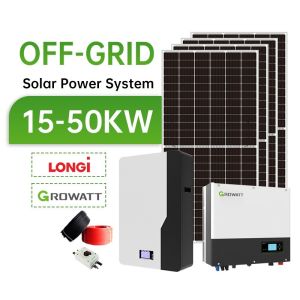 8KW 10KW 12KW 15KW 20KW 30KW Off-grid Hybrid Solar Panel Powerd PV System for Home