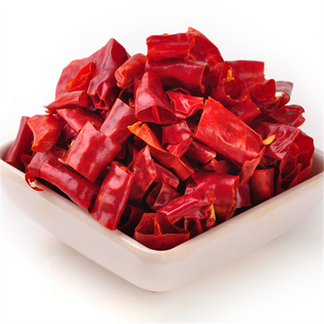 8% Moisture Chilli Ring Cut Strong Pungent Chilli Flavor High Polished 0.5 - 1.5cm
