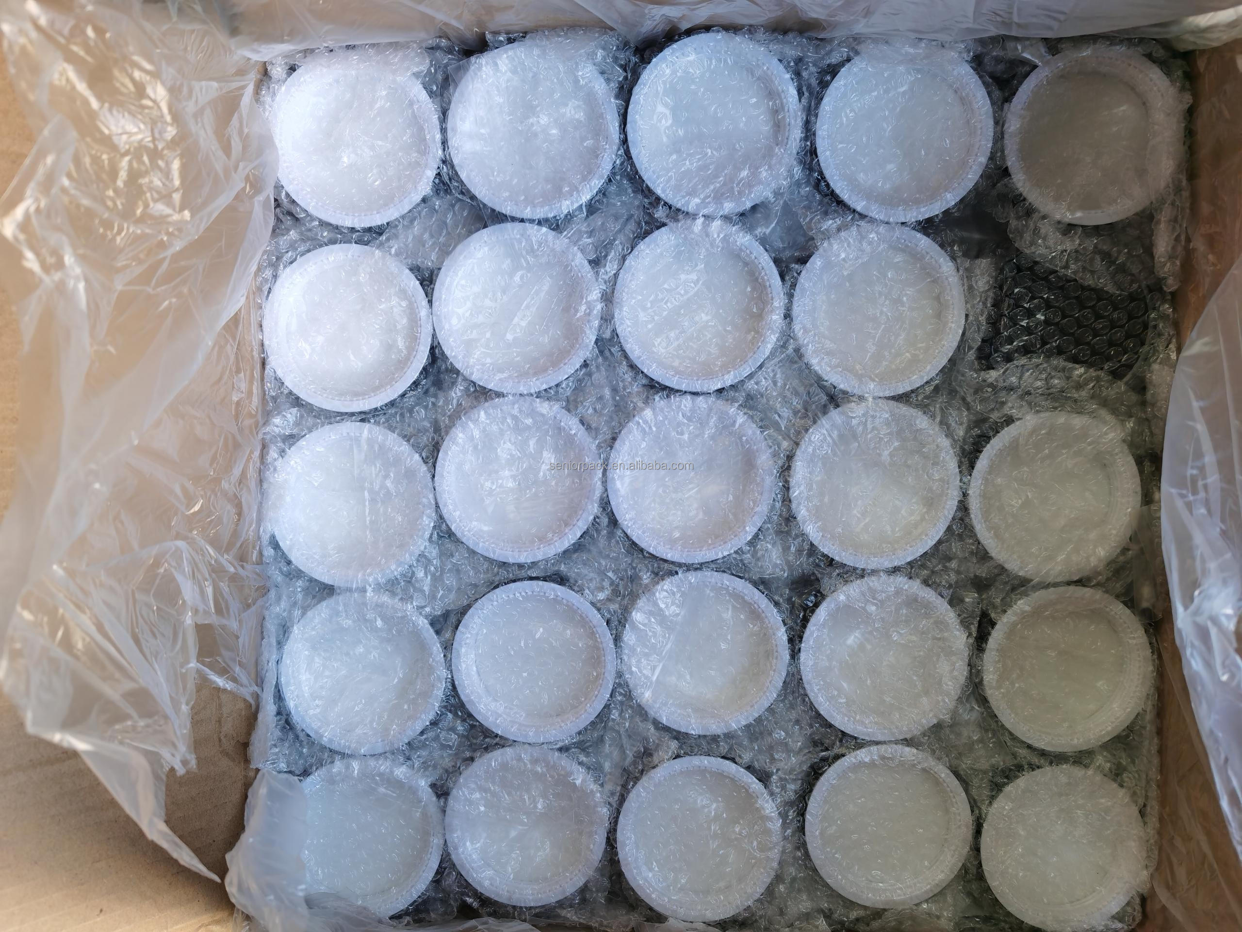 Custom Global Recycled PCR PLA Material Biodegradable Cosmetic Packaging Containers Plastic Acrylic Cream Jar with Replacement