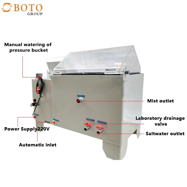 Salt Spray Tester ASTM B117 Salt Spray Testing Equipment With Overload/ Overheating/ Leakage Safety Protection