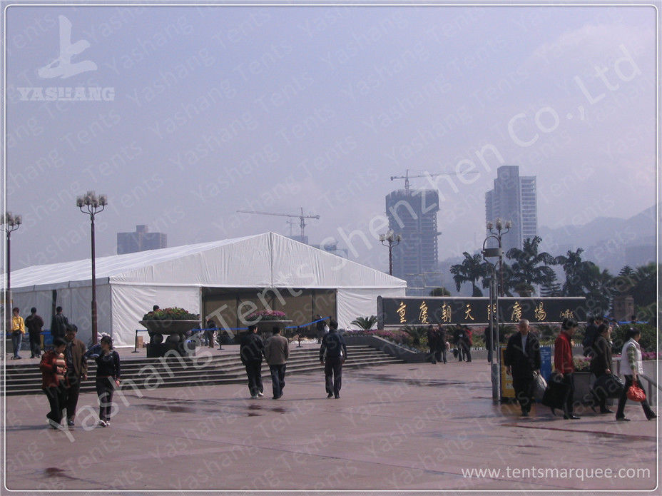 Outside Show Activities High Peak Tension Tents With 850Gsm Top Cover Fabric Cover