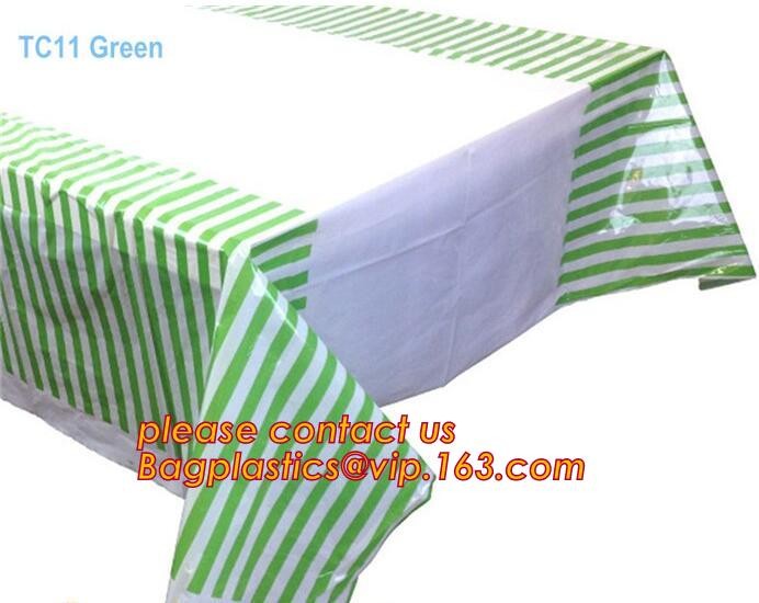 WHOLESALE DISPOSABLE PE PRINTED POLKA DOTS PARTY TABLE CLOTH, TABLE COVER,1PCS/BAG,600BAGS/CTN,SEASONAL PACKAGING TPU EV