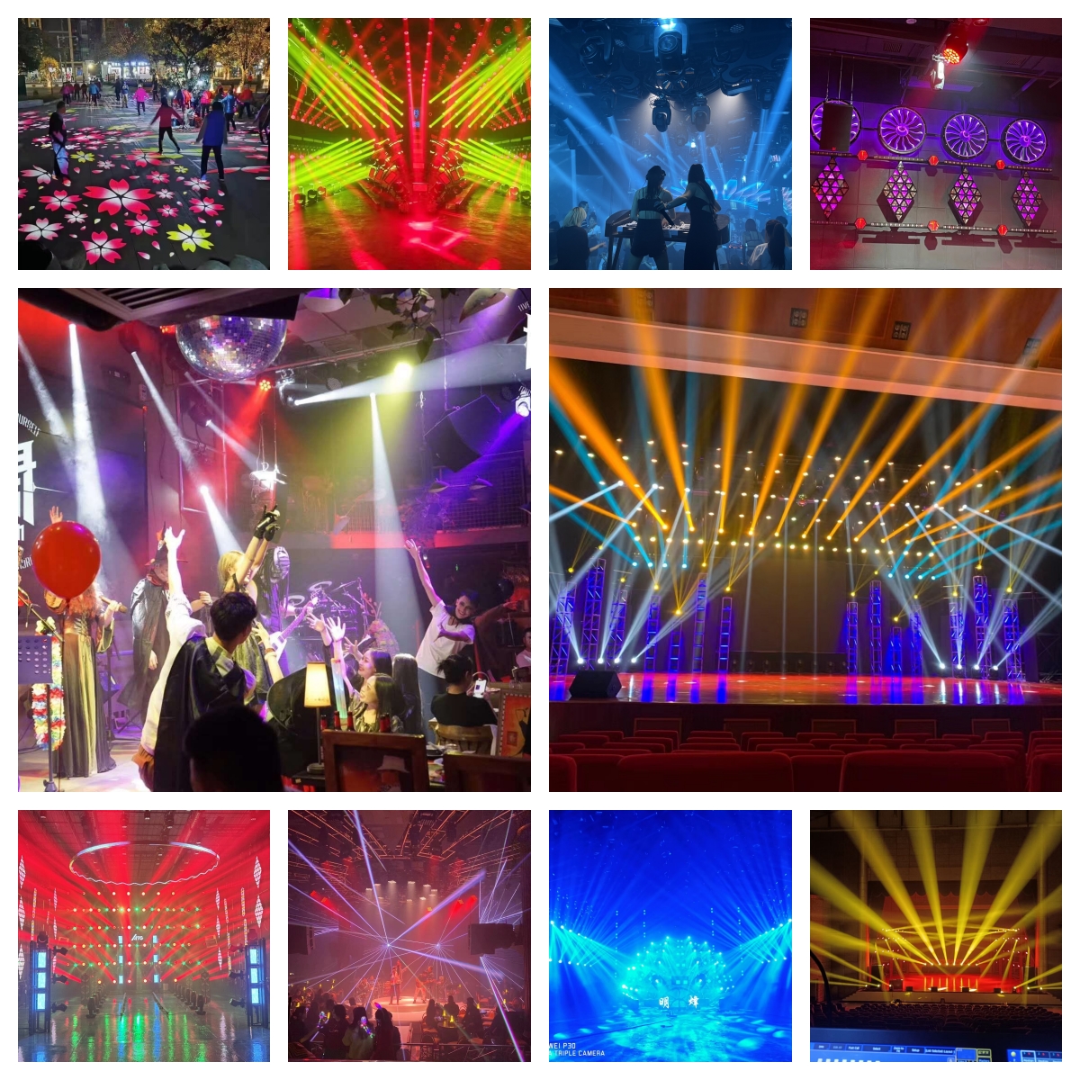 Theater Light Series Zoom Imaging LED Profile Light 300W IP20 For Stage Lighting