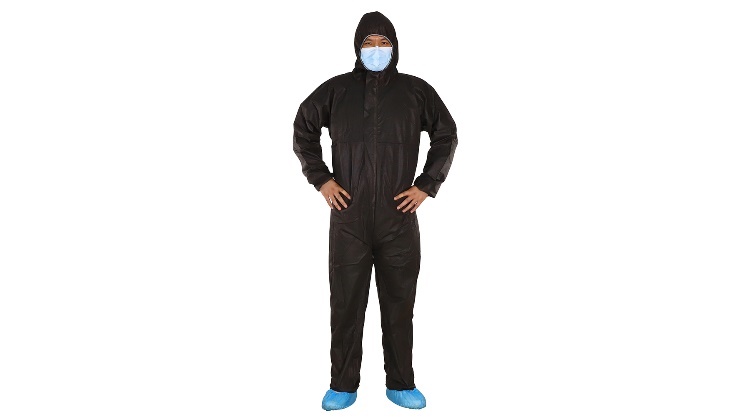 One Time Use White PP Disposable Polypropylene Coveralls For Cleaner