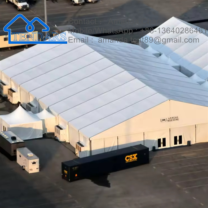 Custom Design Permanent Aluminum Outdoor Pvc Industrial Warehouse Storage Tent