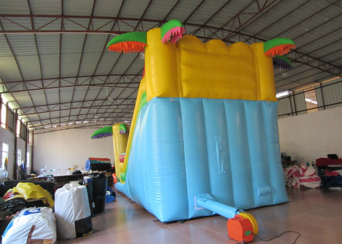 Commercial Inflatable standard simple dry slide PVC hot sale single inflatable dry slide for children