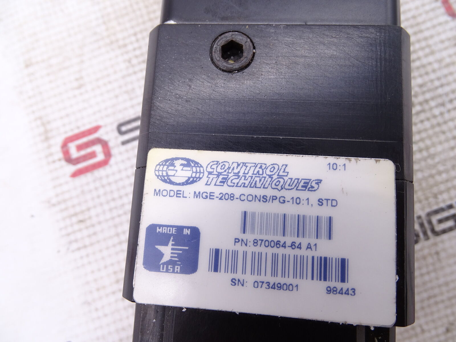 MGE-208-CONS-0000 MG SERVO MOTOR 230VAC 2" FRAME ENGLIS 100% New Original