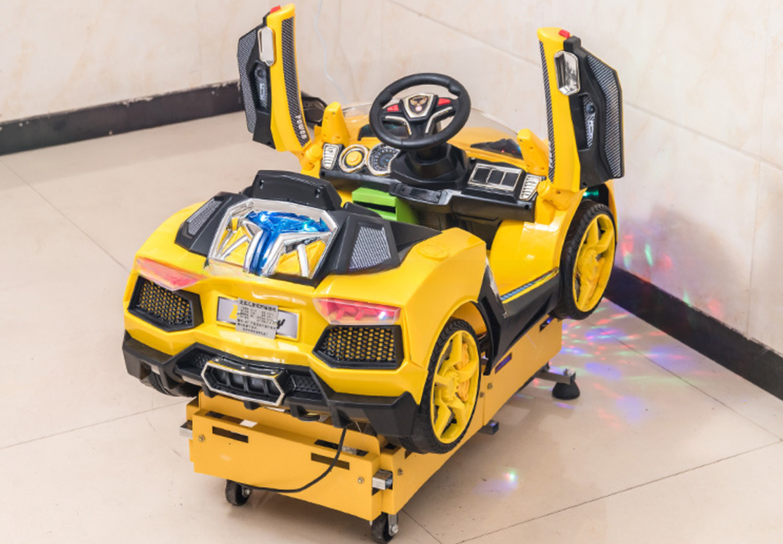 Dreamland Hot sale coin operated rambo car kiddie rides on car for children game city