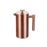 Buy cheap 1000ml Stainless Steel Copper Metal French Press SGS TUV Home Office Ss304 from wholesalers
