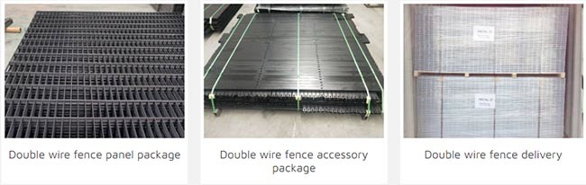 Horizontal Welded Twin Wire Mesh Fencing 868/656/545