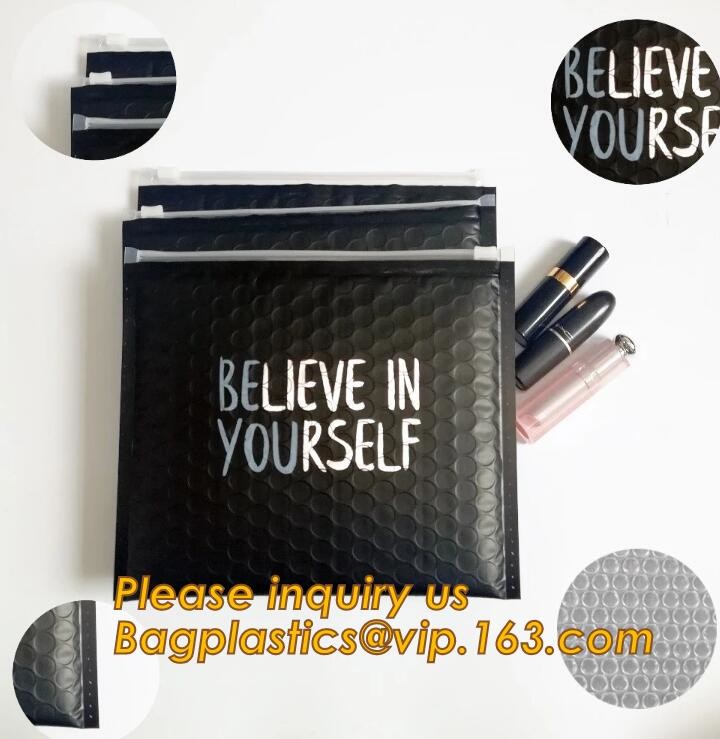 Custom Bubble Zip lockkk Packaging Bag Slider Padded Bag,Anti Shock Plastic PE Material Mailer Zip Lock Padded Bag /Slider