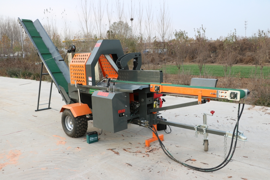 Firewood Processing Made Easy with this Gasoline Firewood Splitter