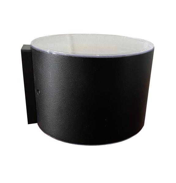 Black Aluminum Wall Sconce Up And Down Light IP65 Outdoor Wall Mounted Patio