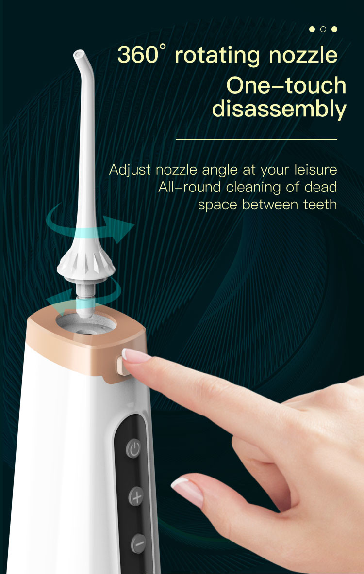 Portable Therapeutic Oral Irrigator with 300ml Water Tank High Pressure