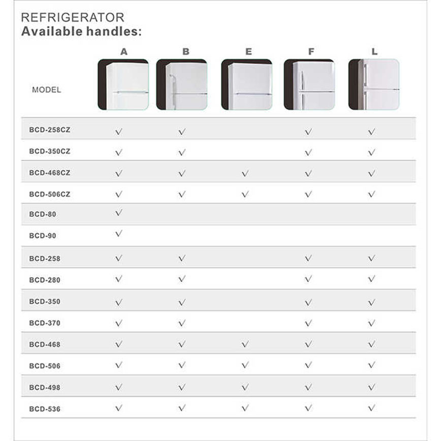 Household Appliance Upper Freezer Mini Refrigerators Double Doors Fridge TM Bcd-80