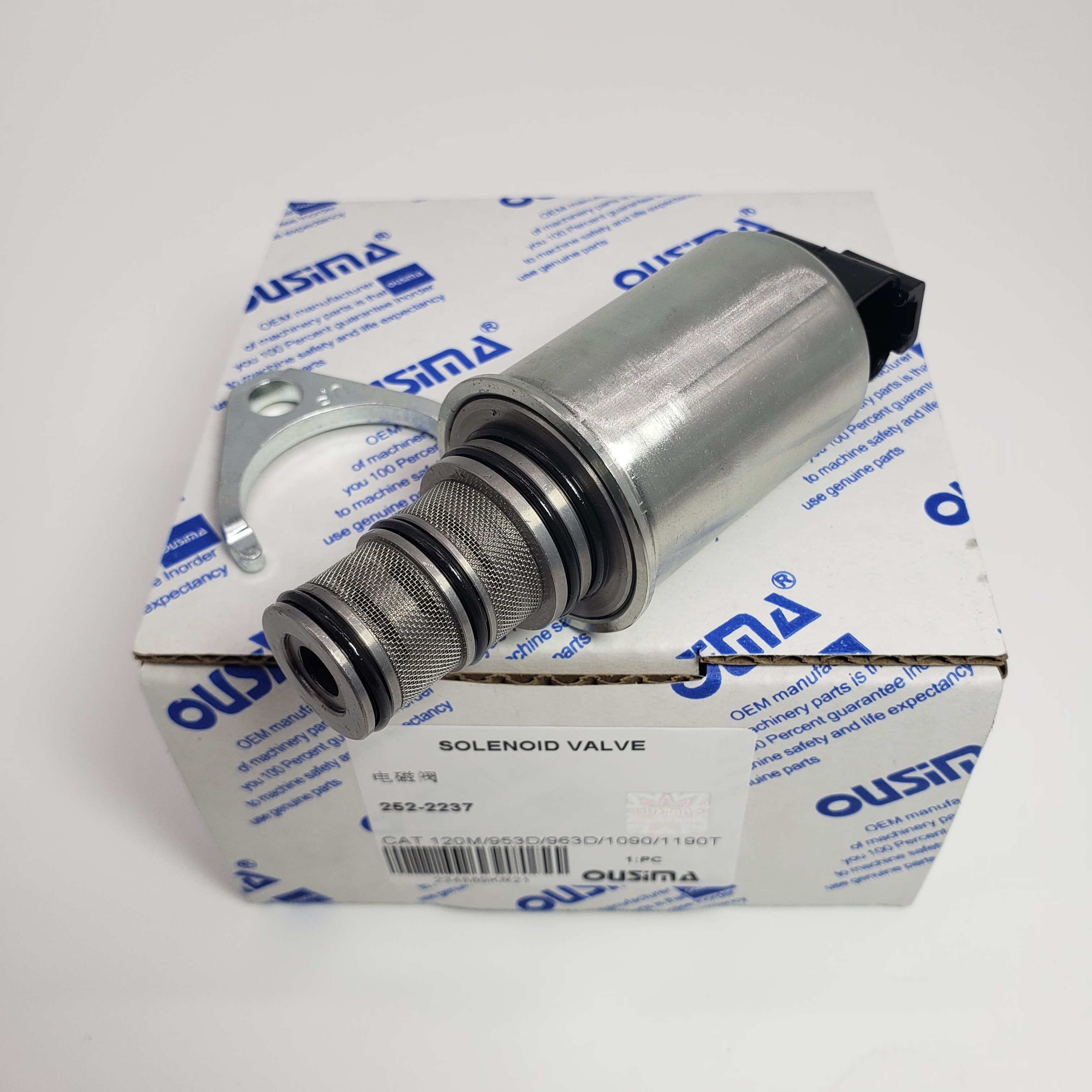 252-2237 2522237 Excavator Solenoid Valve 24Volt For 120M 140M 953D 973D D6K 1190T
