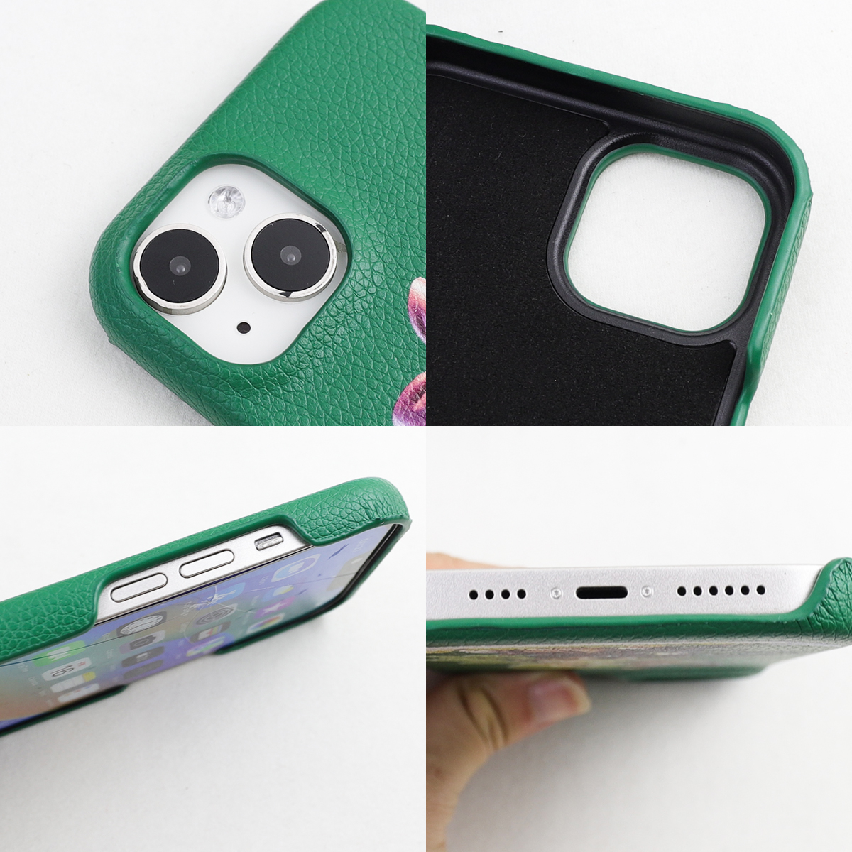 Shockproof PU Leather UV Print Mobile Cellphone Back Phone Case Cover for iPhone 15 14 13 12 Pro Max Smartphone Cases