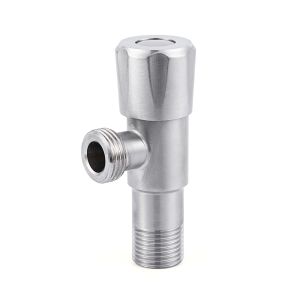  Customized Standard Sanitary Angle Valve 170g Brushed Iron Angle Valve Manufactures