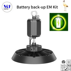 150W-300W IP66 UFO LED High Bay Light With Emergency Kit Battery For Sports