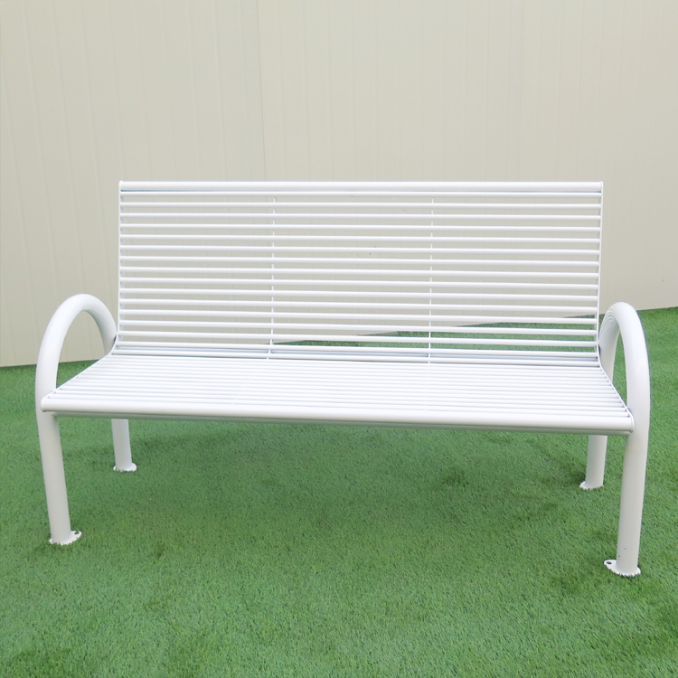 White Street Furnitures L1500xW620xH900mm Outside Metal Bench