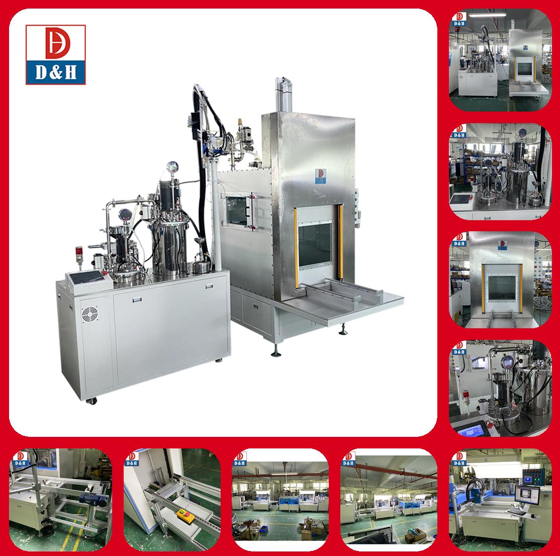 Metering System D H Plunger Pump Vacuum Casting Machine for Energy Industry