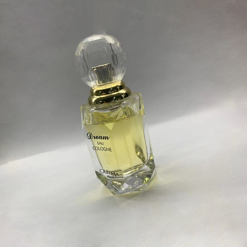 40ml Glass Luxury Perfume Bottles With Clear Ball Shape Surlyn Cap