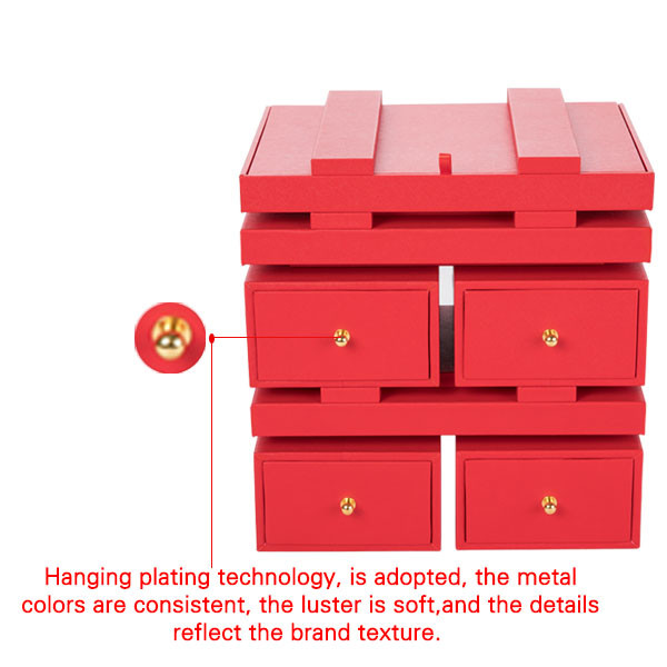 Handmade Luxury Jewelry Box Lockable For Women Custom Logo 10g Weight