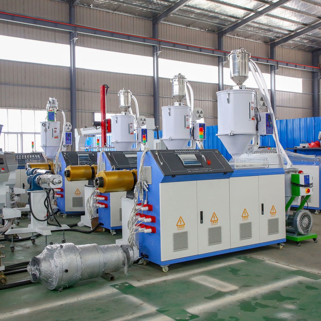 PVC Pipe Line Pipe Single Screw Twin Screw Extruder Making Machine Line
