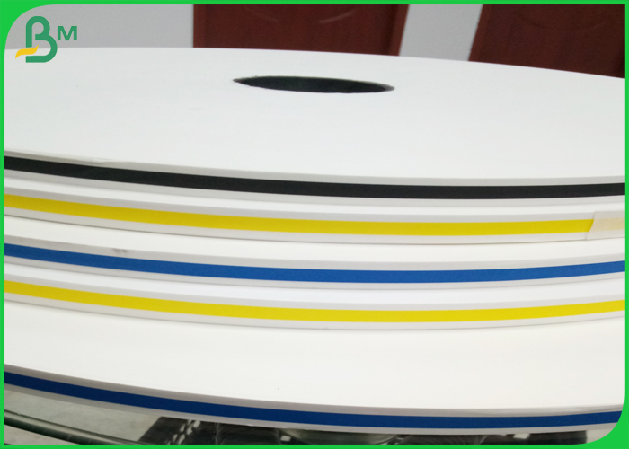 60gsm 13mm 15mm Width Colorful Straw Base Paper For Strews Stiffness  