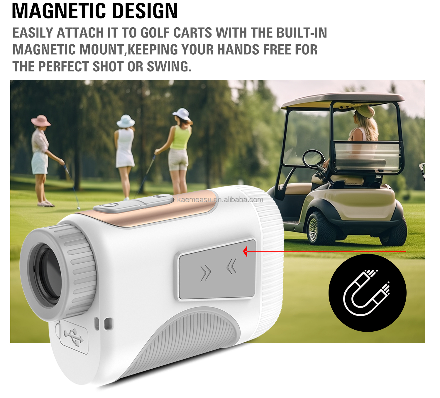 600m Durable Industrial Grade Golf Laser Rangefinder with Customizable ODM Support and Multi Color Options