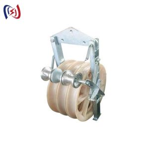  Grounding Roller Stringing Block 3 Sheaves 5 Sheaves Conductor Stringing Blocks Manufactures
