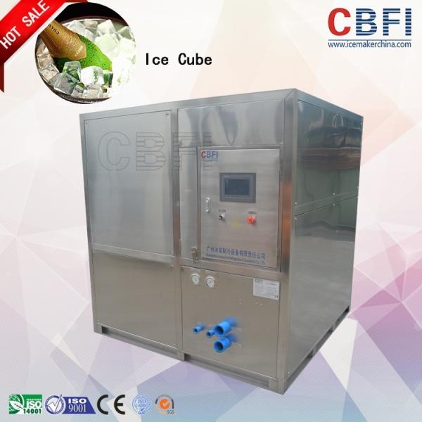 1000 ~ 20000Kgs / 24H Industrial Ice Cube Making Machine , Ice Makers Machines