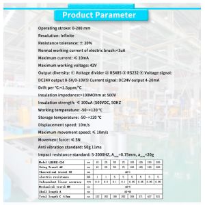 UNIVO LVDT Position Linear Displacement Sensors O4Y Aviation Automobile