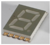 Numeric Single Digit Seven Segment Display 10.16mm For Indoor OEM ODM Manufactures
