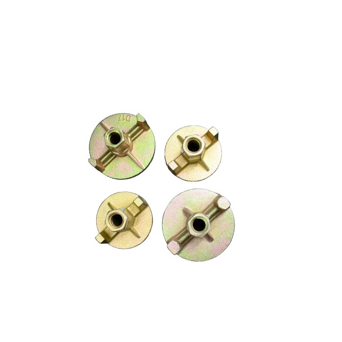 Electrostatic Spraying Formwork Tie Nut for Galvanized Wings Nut with Color Painted Concorete Formwork Compatibility