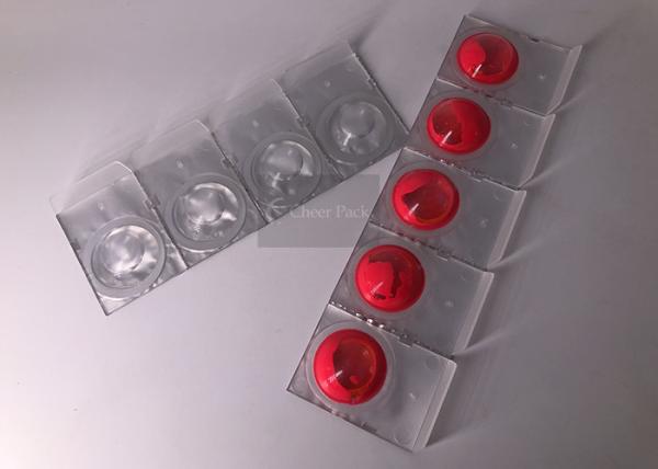 White PP Small Plastic Containers For Colorful Nail Polish Packaging , 45*30