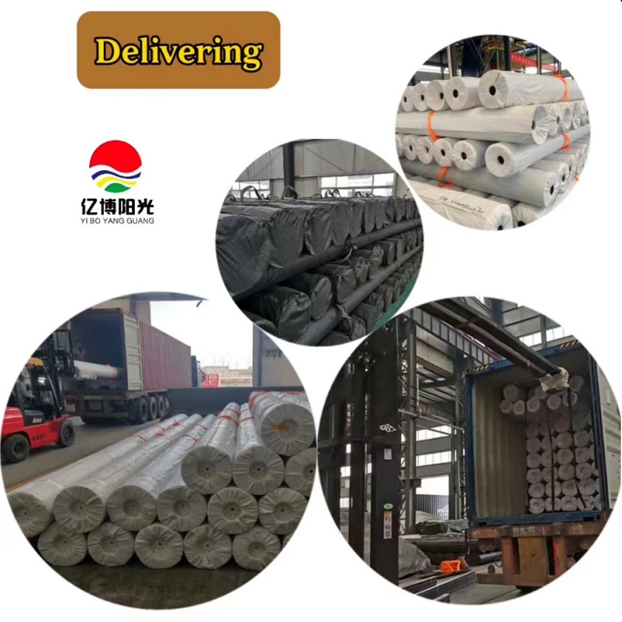 300-1500micron HDPE Geomembrane Liners Width 1m-8m Length 50m-200m/roll HDPE Material