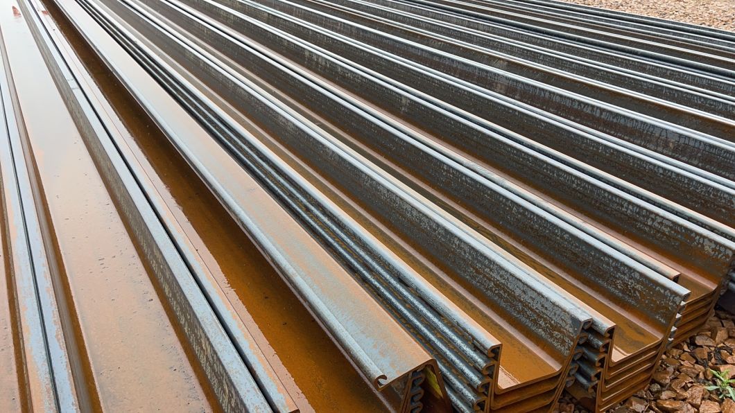 ASTM A328 Q345b Steel Sheet Pile Type 2 Sy295/Sy390 Hot Rolled Steel Sheet Piles