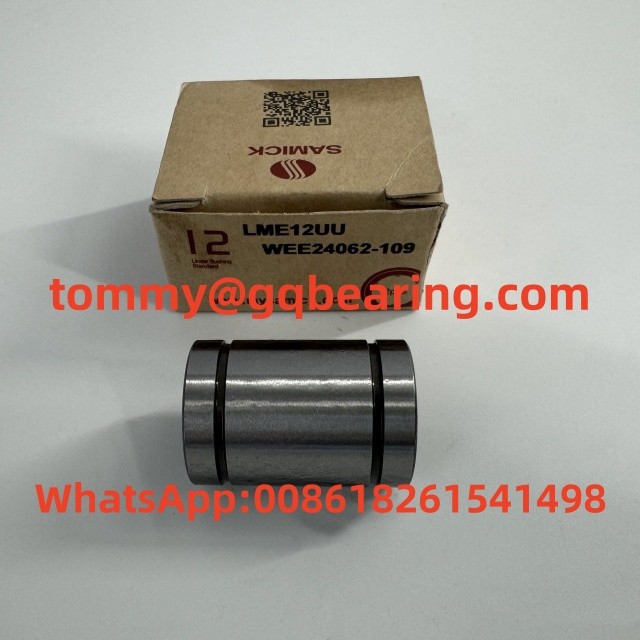 Steel Samick LME12UU WEE24062-109 Resin Cage Linear Ball Bearing LME12-A Linear Bushing