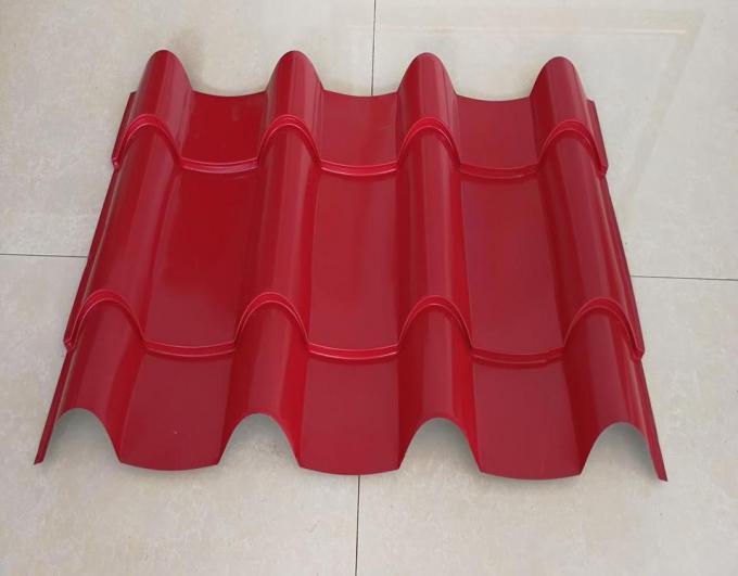 Color Steel Plate Aluminium Glazing Roofing Tile Forming Machine 18 Rows